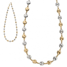 WHITE/YELLOW GOLD NECKLACE